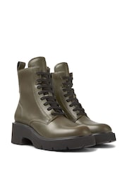 Camper Women Green Lace-Up Booties - Image 1 of 4