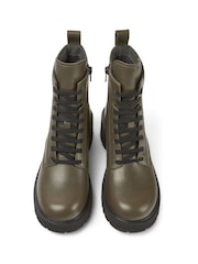 Camper Women Green Lace-Up Booties - Image 3 of 4
