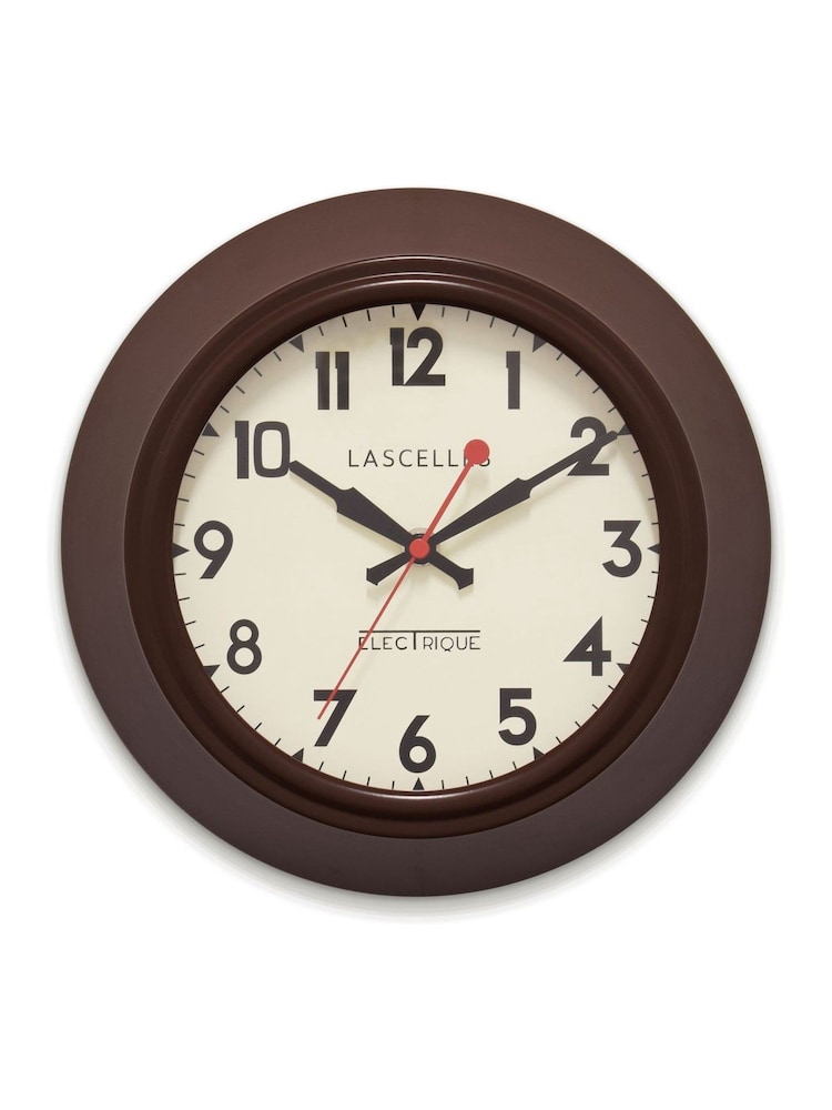 Brookpace Lascelles Brown Metal Cased Smiths Wall Clock - Image 1 of 4
