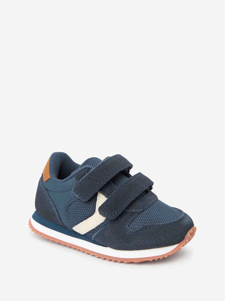 Marineblau - Turnschuh mit zwei Riemen - Bild 2 von 5 Marineblau - Turnschuh mit zwei Riemen - Bild 2 von 5