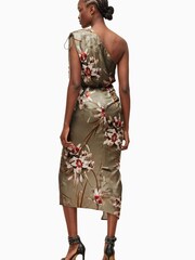 AllSaints Laura Green Dorda Dress - Image 2 of 6