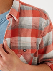 FatFace Orange Ombré Check Shirt - Image 3 of 4