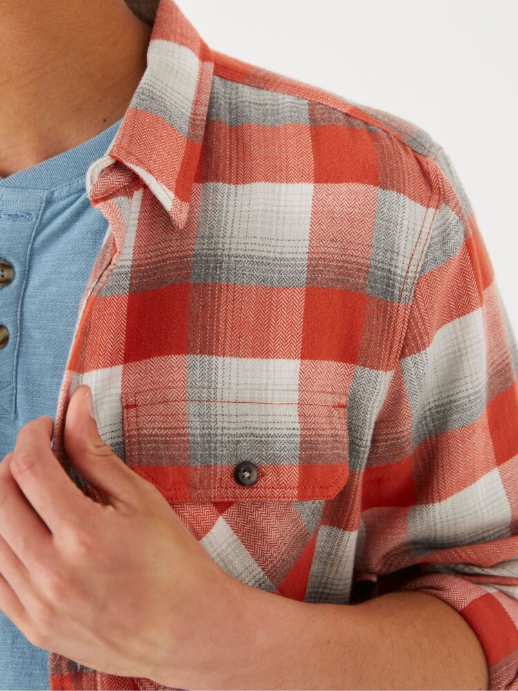 FatFace Orange Ombré Check Shirt - Image 3 of 3