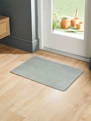 My Mat Muted Green Cotton Doormat - Image 1 of 5