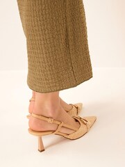 Neutral Forever Comfort® Hardware Point Slingback Heel Shoes - Image 4 of 8