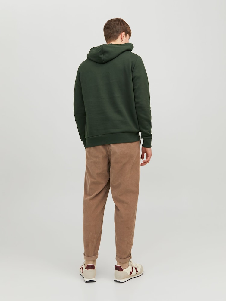 JACK & JONES Green Long Sleeve Logo Hoodie - Image 2 of 5