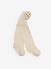 JoJo Maman Bébé Natural Cotton Rich Plain Tights - Image 1 of 1