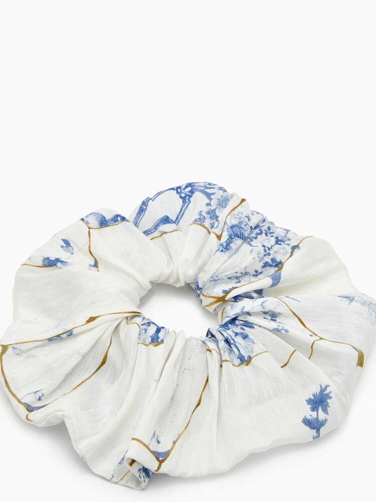 AllSaints Blue Oversized Buruberu Scrunchie - Image 2 of 3 AllSaints Blue Oversized Buruberu Scrunchie - Image 2 of 3