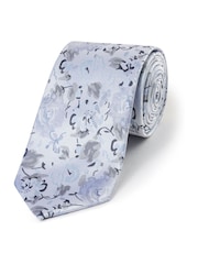 Skopes Set aus geblümter Seidenkrawatte und Einstecktuch - Bild 3 von 4