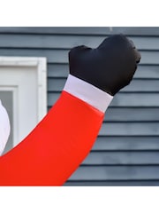 Homcom Red Outdoor 8ft Inflatable Santa Decoration - Image 3 of 5