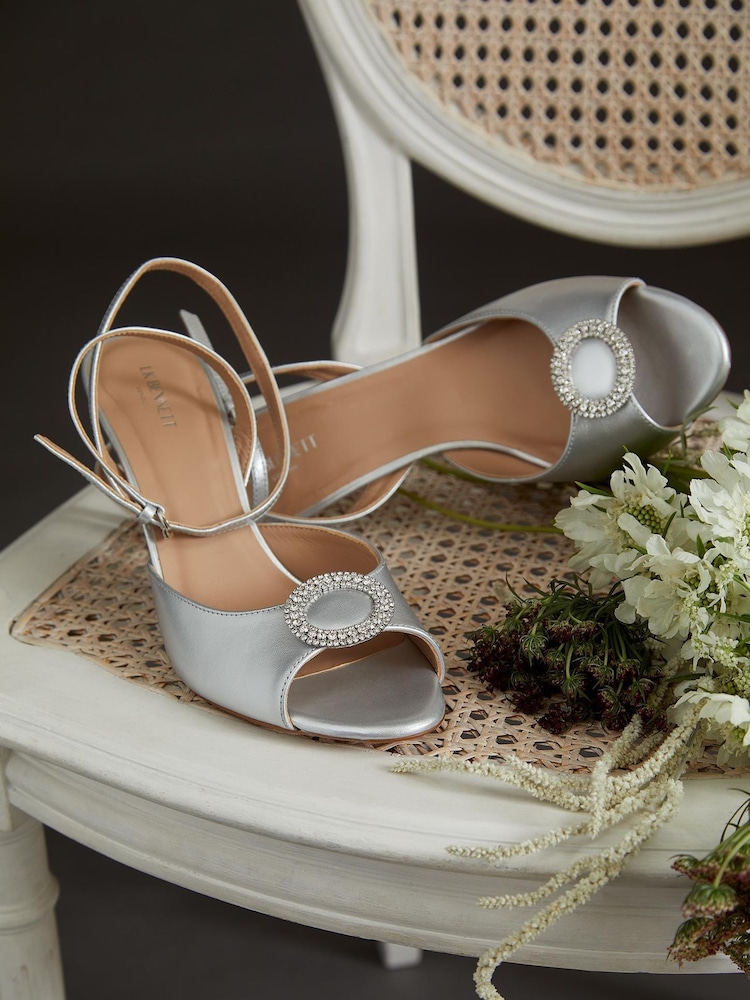 LK Bennett Belle Leather Wedding Shoes - Image 1 of 3