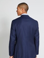 MOSS x Cerutti Blue Tailored Fit Twill Suit Jacket - Image 3 of 7