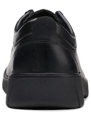 Clarks Black Multi Fit Leather Branch Low Shoes - Image 6 of 7