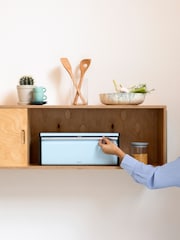 Brabantia Blue Fall Front Bread Bin - Image 1 of 4