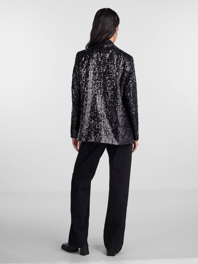 Pieces Pailletten-Blazer - Bild 2 von 5