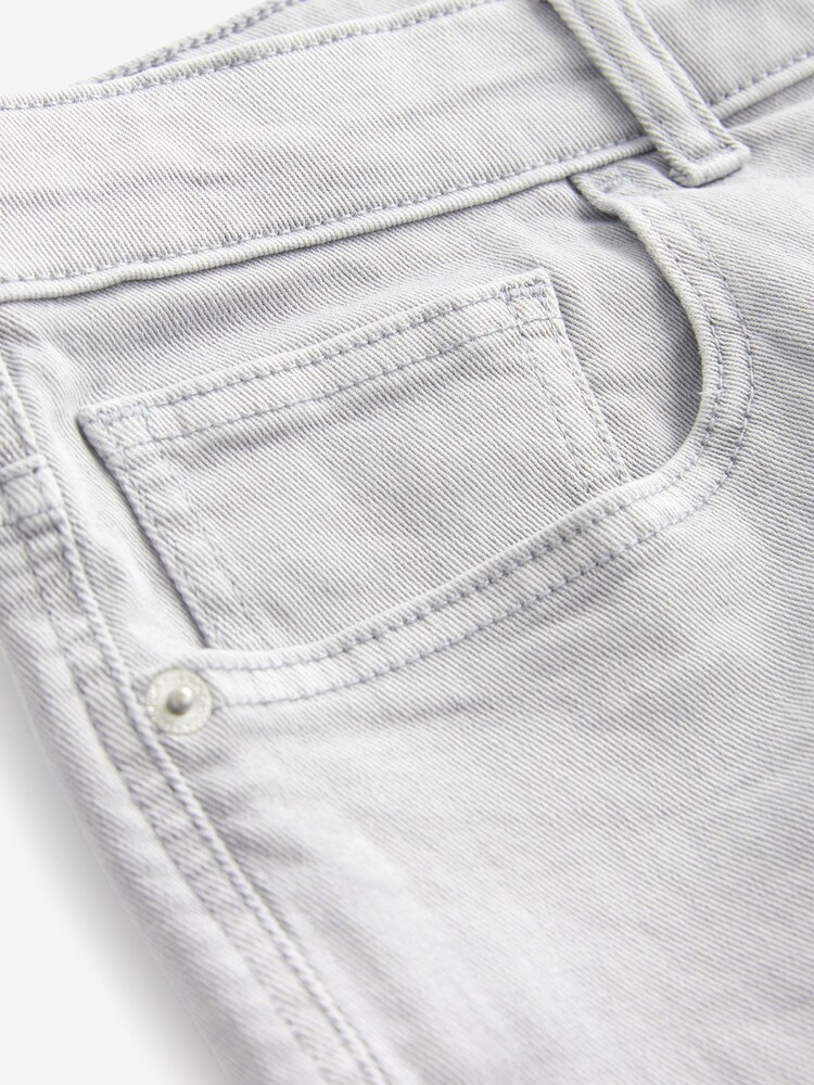 Pale Grey Straight Coloured Stretch Jeans - Image 8 of 10