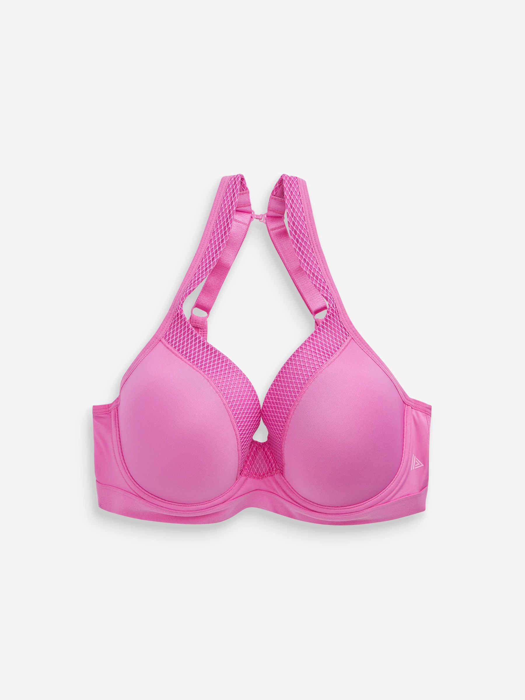 トップス LGB STRING BRA ICE PINK Buy Bright Pink B-G Active Sports High Impact Dry Tech Full