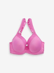 Bright Pink Active Sports High Impact Dry Tech Full Cup Wired Bra B-G - Image 9 of 10
