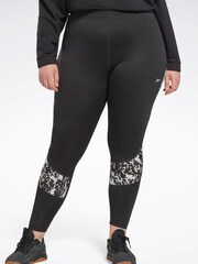 Reebok Plus Size Modern Safari Black Leggings - Image 1 of 6