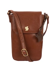 Conkca Buzz Leather Cross-Body Phone Bag - Image 1 of 5
