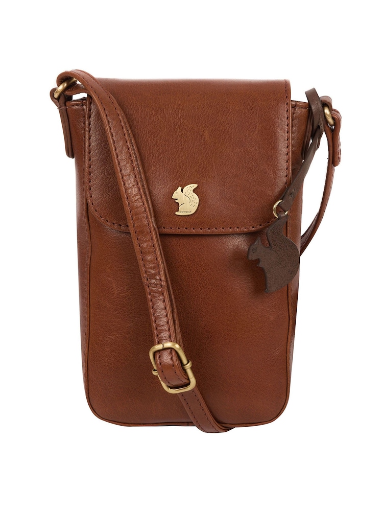 Conkca Buzz Leather Cross-Body Phone Bag - Image 1 of 5
