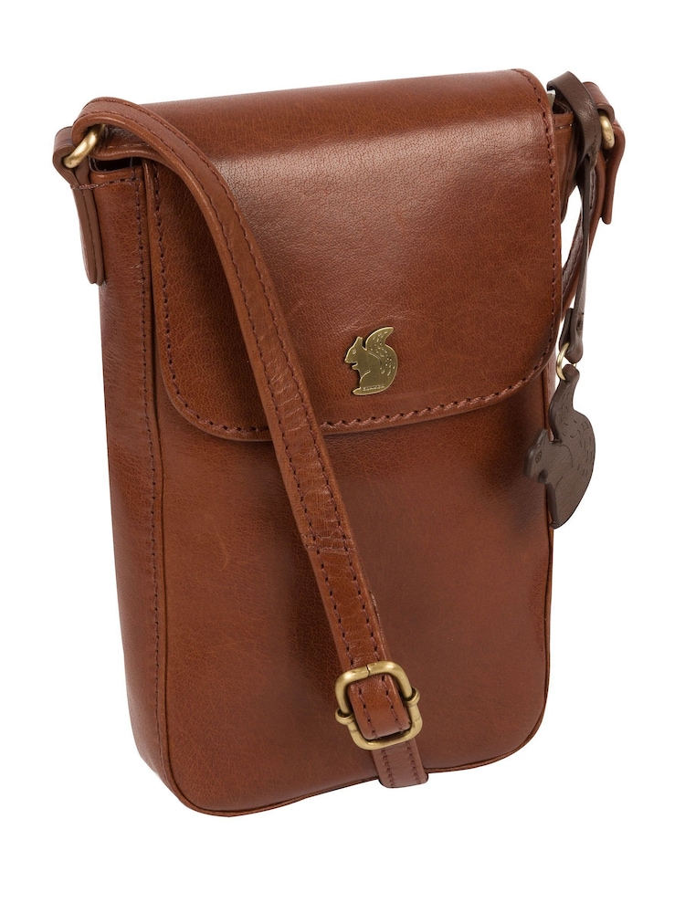 Conkca Buzz Leather Cross-Body Phone Bag - Image 2 of 5