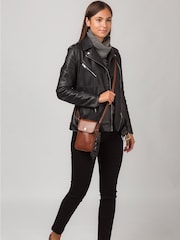 Conkca Buzz Leather Cross-Body Phone Bag - Image 5 of 5
