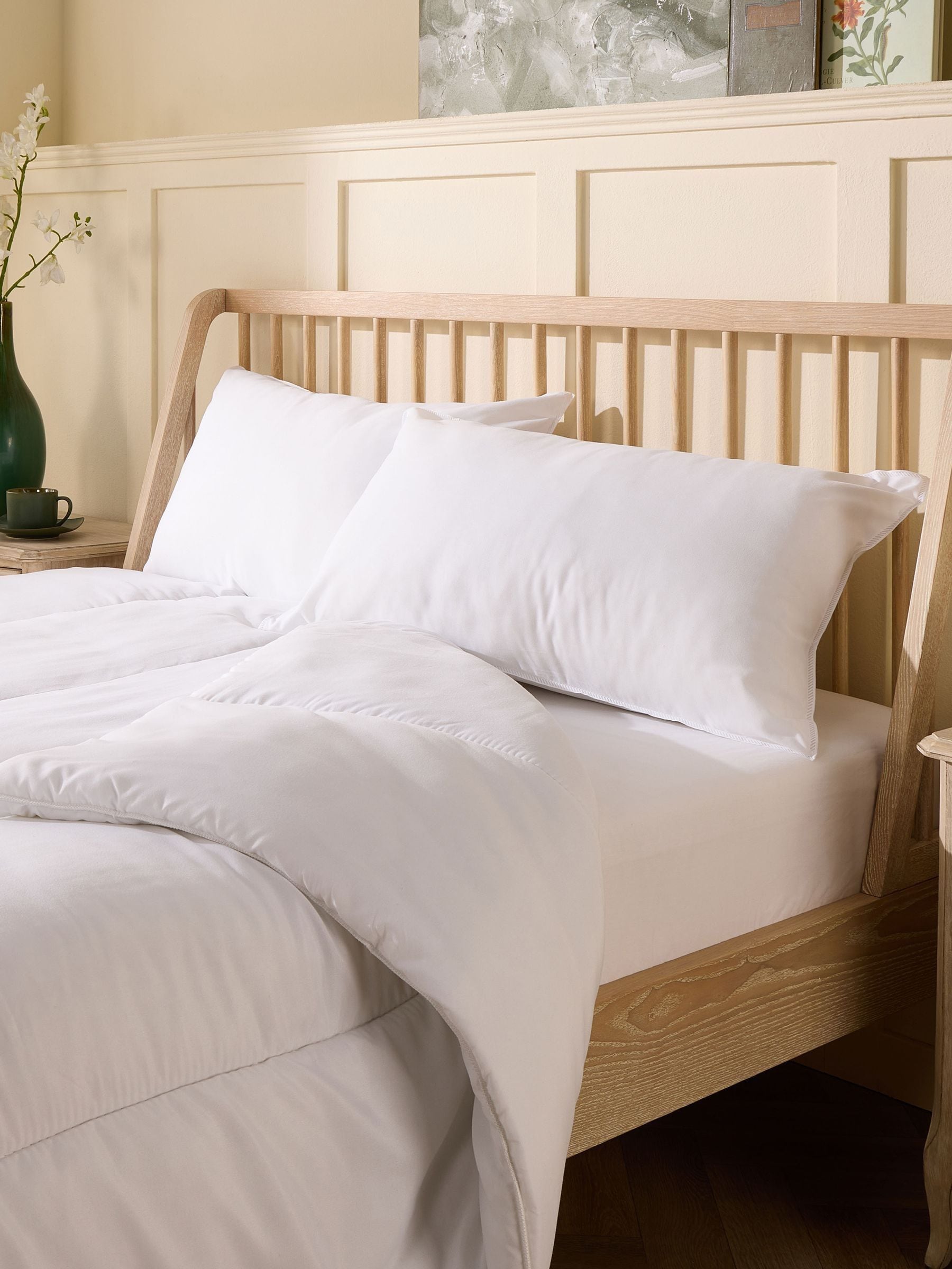 Slumberdown Anti Allergy Soft Support Pillow Set (2) - Gentle Comfort for Sensitive Sleepers - Image 9