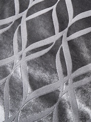 Soiree Grey Belfort Jacquard Cushion - Image 2 of 2