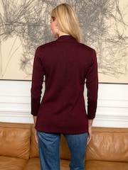 Hot Squash Green 3/4 Sleeve Stretch Blazer - Image 2 of 4