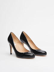 LK Bennett Black Stila Patent Courts - Image 2 of 4