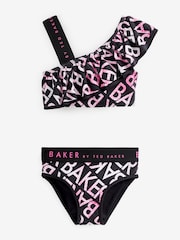 Baker by Ted Baker Frilled Logo Bikini - Image 1 of 6