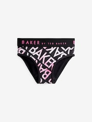 Baker by Ted Baker Frilled Logo Bikini - Image 3 of 6