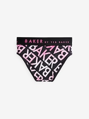 Baker by Ted Baker Frilled Logo Bikini - Image 5 of 6