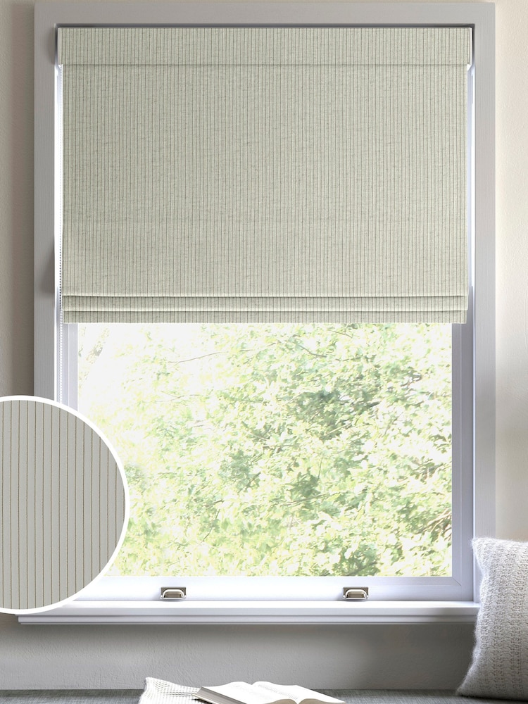 Ivory Cream Jangga Made To Measure Roman Blinds - Image 1 of 6
