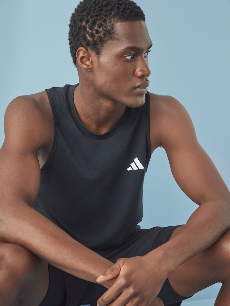 Zwart - adidas Train Essentials Feelready Training Vest - Image 1 of 7