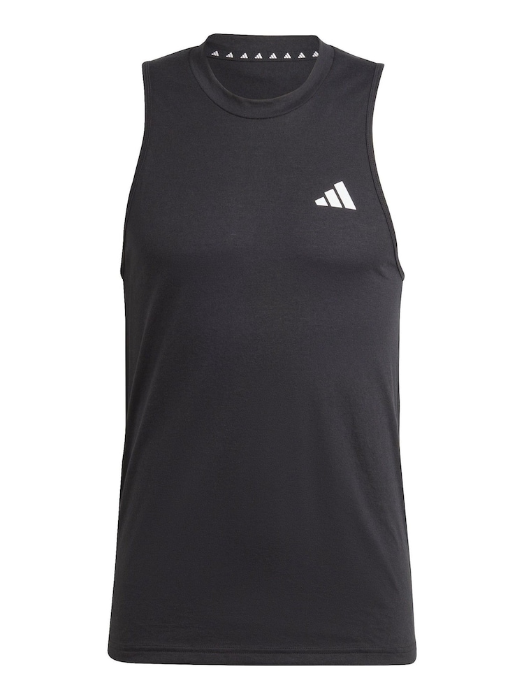 Zwart - adidas Train Essentials Feelready Training Vest - Image 7 of 7