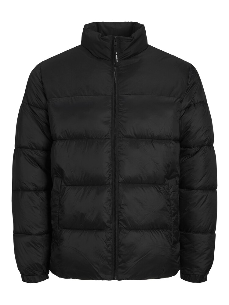 Черный - JACK & JONES стеганая куртка без воротника - Изображение 5 из 5