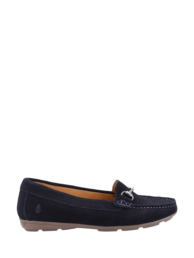 modra - Hush Puppies Molly Snaffle Leather mokasini čevlji - Slika 1 iz 4