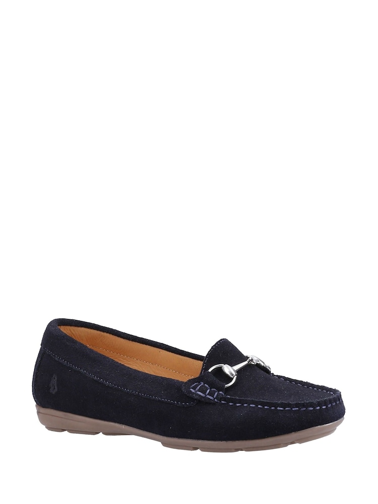 modra - Hush Puppies Molly Snaffle Leather mokasini čevlji - Slika 2 iz 4