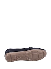 modra - Hush Puppies Molly Snaffle Leather mokasini čevlji - Slika 4 iz 4