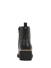 Naturalizer Dara Black Leather Ankle Boots - Image 4 of 7