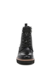 Naturalizer Dara Black Leather Ankle Boots - Image 5 of 7