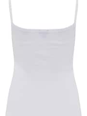 Pour Moi White Off Duty Long Line Rib Jersey Support Cami Top - Image 5 of 5