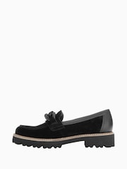 Gabor Squeeze Black Loafers - Image 2 of 5