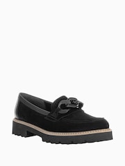 Gabor Squeeze Black Loafers - Image 3 of 5