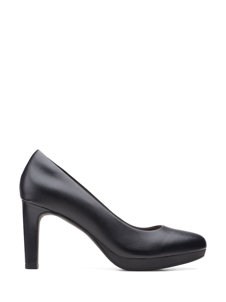 Clarks Black Leather Ambyr Joy Shoes - Image 1 of 7