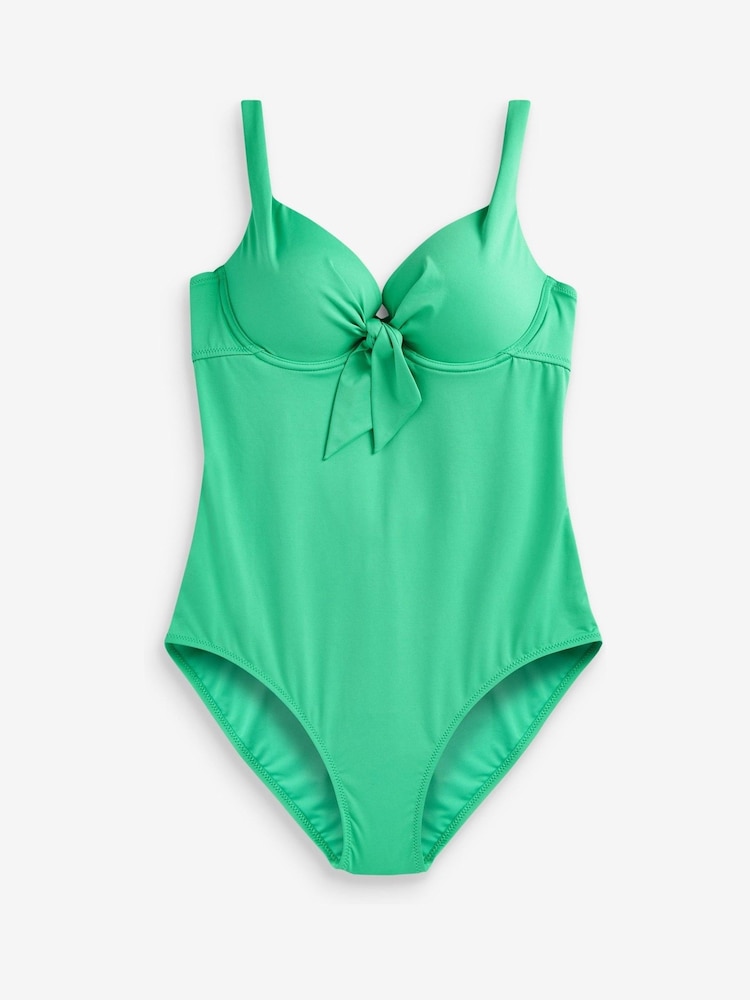 Mint Green Padded Wired Tummy Control Swimsuit - Image 5 of 5