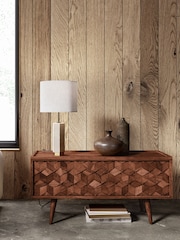 Swoon Dark Brown Terning TV Unit - Image 2 of 8