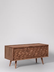 Swoon Dark Brown Terning TV Unit - Image 4 of 8